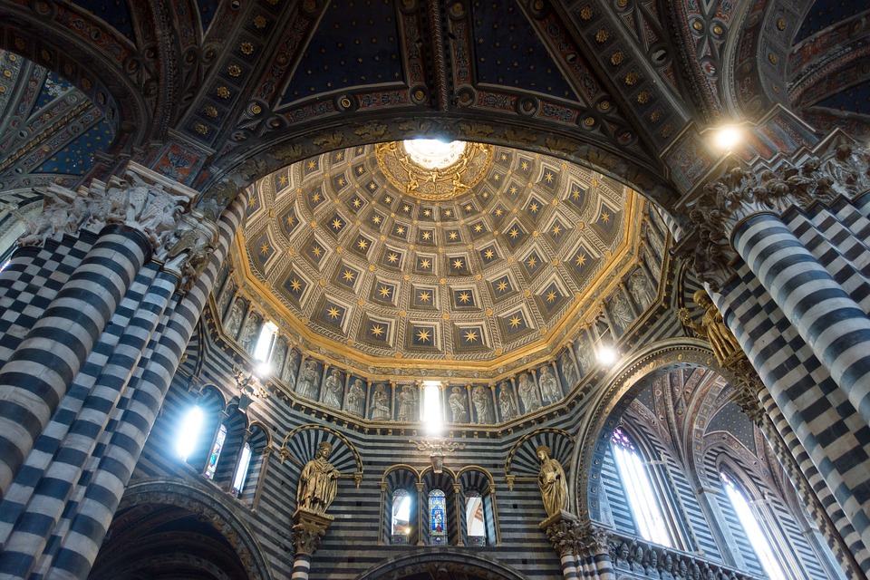 Siena l'interno della cattedrale