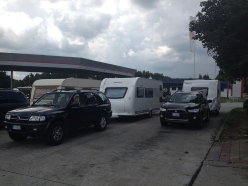 caravan in viaggio