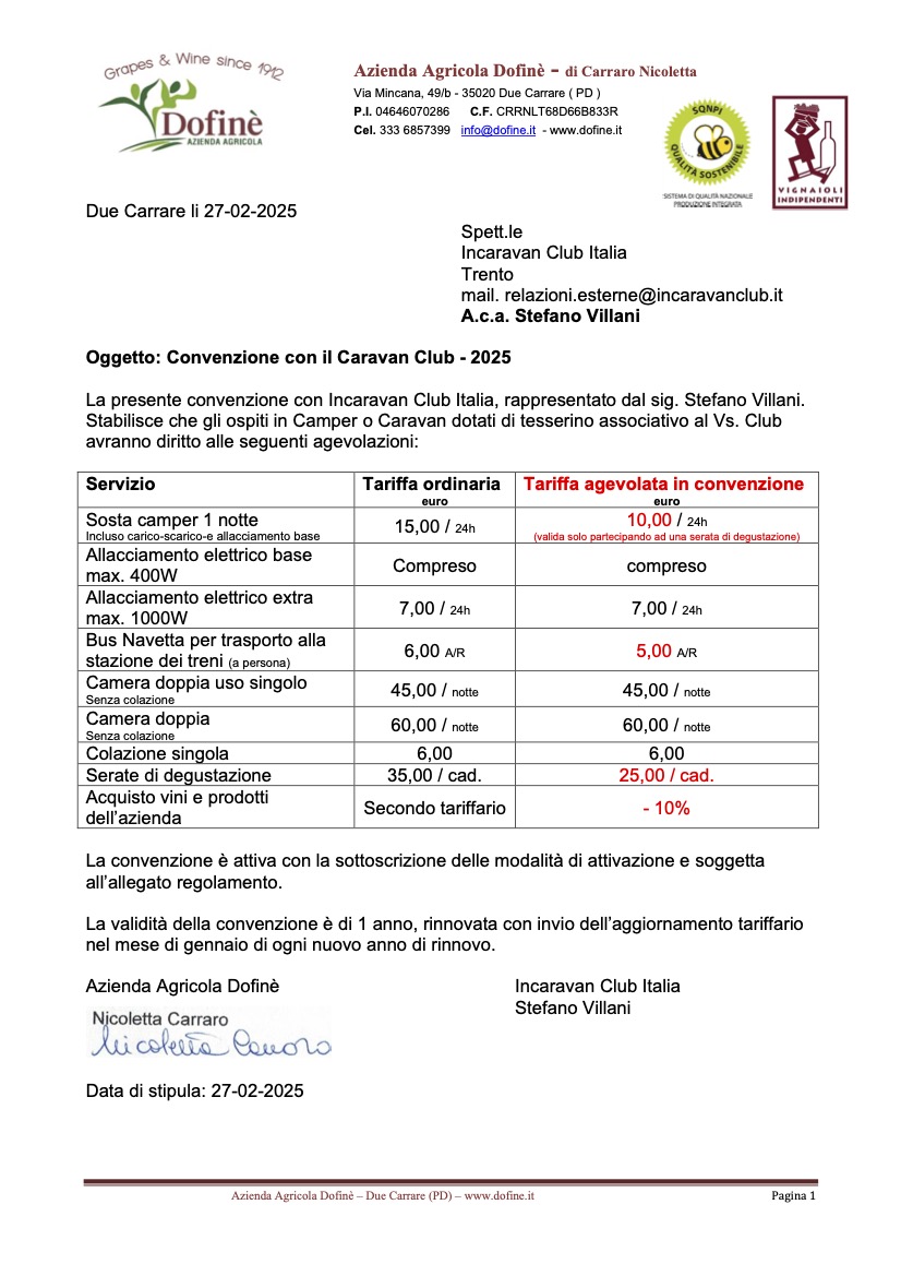 Convenzione 2025