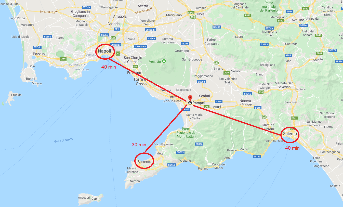 Location Pompei